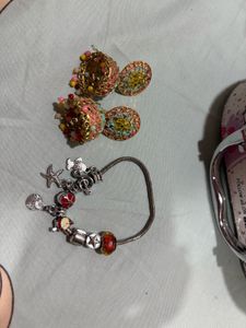Charm Bracelet with Dolphin &amp; Shell Charms