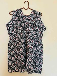 Sleevless Cotton Short Kurti
