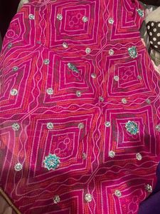 Marwadi Saree Or Bandhani Without Blouse