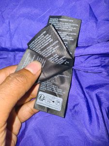 H&amp;M &#39;82&#39; Purple Varsity Bomber (Baggy Fit)