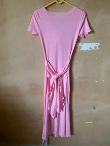 Tie Up Midi Dress