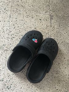 Black Crocs with Jibbitz