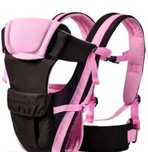 Pink & Black Baby Carrier