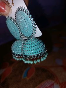 Blue Jhumka