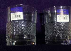 💥Brand New Crystal Whiskey Glasses Set of 2