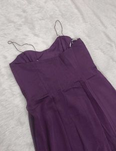 Elegant Purple Maxi Dress
