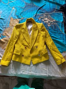 Zara yellow Blazer