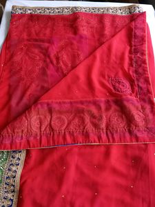 Multicolor Embroidered Saree (Women)