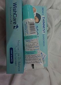 WishCare SPF 50+ Niacinamide Oil Balance Sunscreen