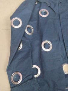 Eyelet Detail Denim Jacket