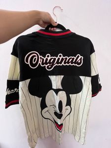 Mickey Mouse Baseball Jersey - Size XXS
