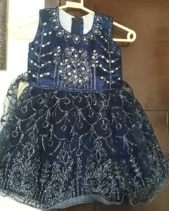 Cute Blue Party Dress