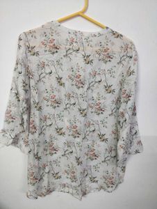 Georgette Floral Printed Top