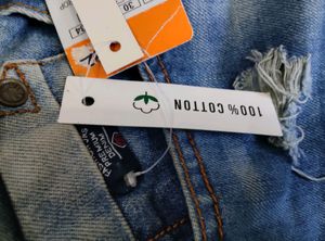 Pure Cotton, Brand New 32waist Ripped Jeans