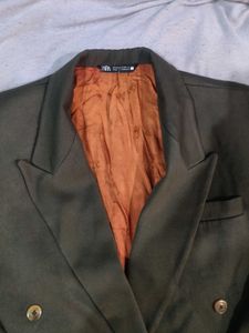 Zara orignal premium Olive Green Blazer