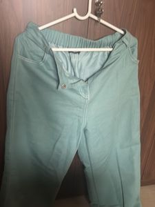 Green Casual Pants