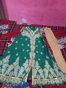 NewHeavyWorkAnarkali Kurti Set