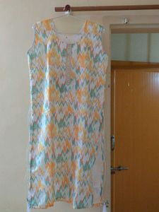 Colorful Zigzag Print Dress
