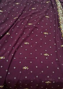 Brown Saree