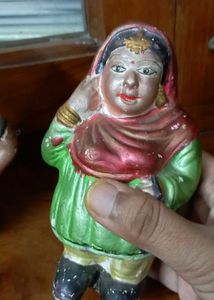 Vintage Punjabi Couple Dolls Set
