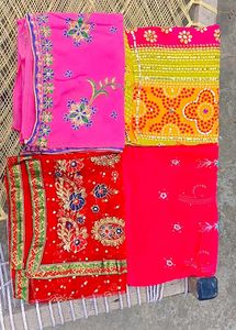 New Sarees Set Of 4