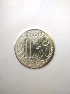 Silver color Coin for Gift & Pooja | Silve