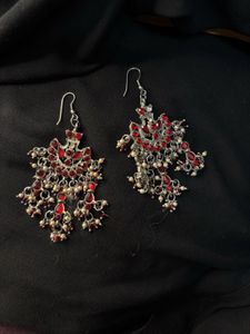 Red Stone Earrings ONLY ₹119