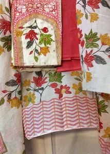 Cotton Embroidery Suit