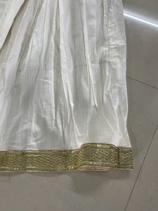 Elegant White Ethnic Skirt
