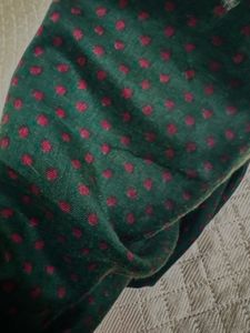 Green Polka Dot Scarf