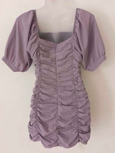 DOUBLE RUCHED BODYCON DRESS