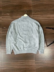 Ralph Lauren Gray Zip Cardigan