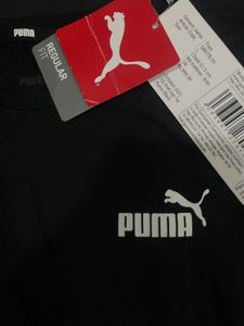 PUMA BLACK CASUAL T SHIRT