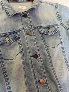 Frayed Hem Denim Jacket