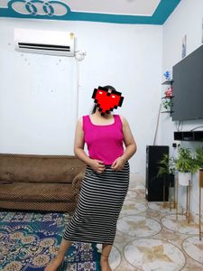 Striped Pencil Skirt