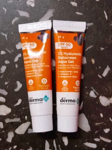 The Derma Co. 1% Hyaluronic Sunscreen Aqua Gel