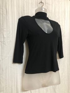Kor@kor Black Stylish Top