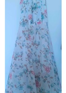 A floral midi dress