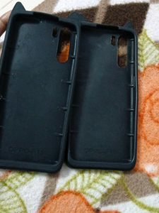 Oppo F15 Kitty Back Cover (Pack Of 2)