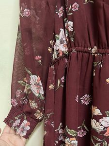 Floral Print Midi Dress