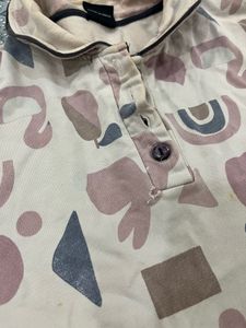 Coordinate Night Suit Funky Print With One Bra