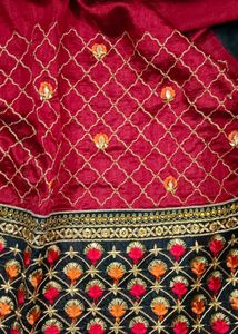 High Fancy Designer Saree with Gold Thread Work