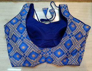 Blue Multicolour Blouse