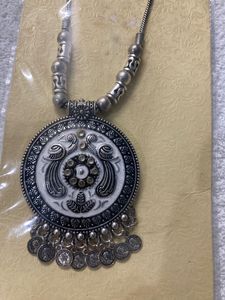 Oxidised Long Necklace