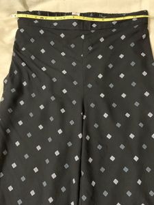 Navy Blue Printed Palazzo