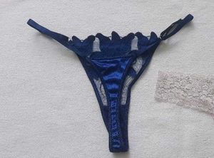 Navy Blue Thongs