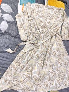 Patterned Mini Dress