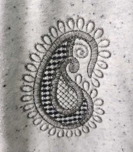 Warm Sweater With Embroidery