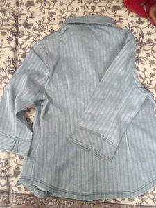 Striped Button-Down Shirt