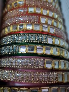 Colorful Beaded Bangle Set